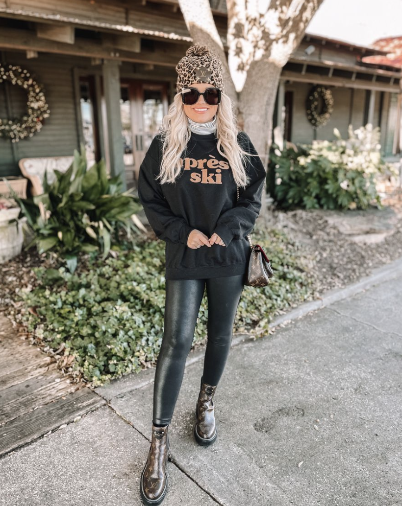 How I Style My Favorite Spanx Leggings Whitney Rife