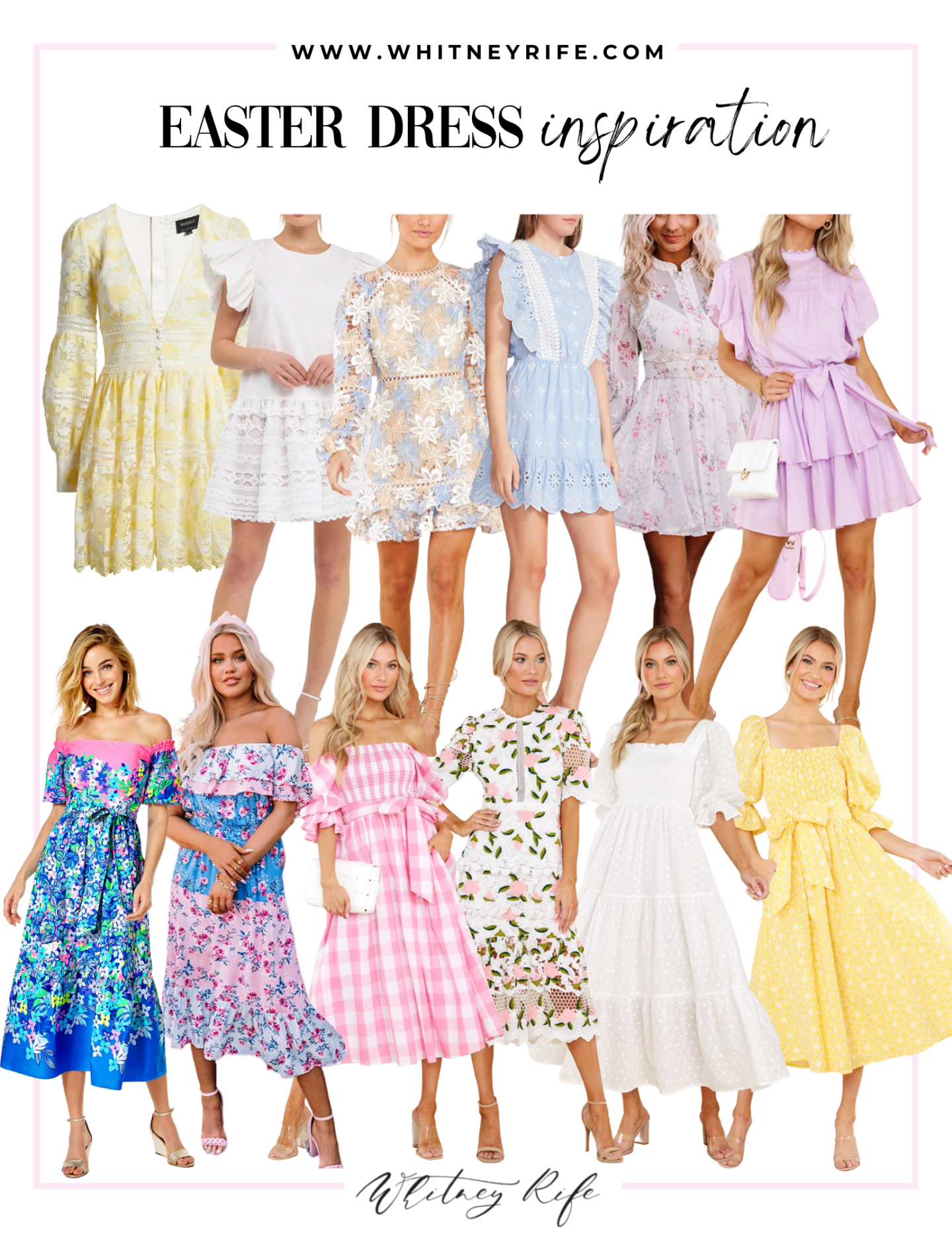 Easter Sunday Outfits for the Entire Family Whitney Rife